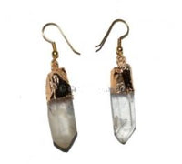 Crystal Quartz Healing Earrings