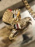 Rooster Colorful Pendant & Necklace