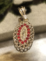 Lady of Guadalupe Pendant & Necklace Oval