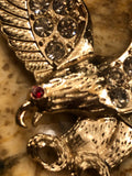 Eagle Pendant 18K Gold Plated With Diamonds