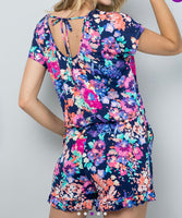 Floral Summer Romper 2XL