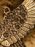 Eagle Pendant 18K Gold Plated With Diamonds