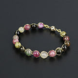 Quartz Crystal Natural Tourmaline Stone Bracelet Colorful Style 1_Pulcerita De Los Sueños_Dream Bracelet