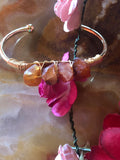 Carnelian Natural Quartz Bangle Bracelet