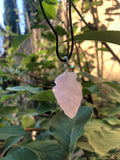 Rose Quartz Arrowheads Necklace