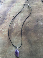 Amethyst Arrowheads Necklace