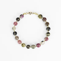 Quartz Crystal Natural Tourmaline Stone Bracelet Colorful Style 1_Pulcerita De Los Sueños_Dream Bracelet