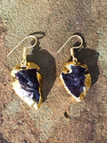 Amethyst Arrowheads Earrings