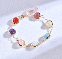 Crystal Natural Tourmaline Stone Bracelet Colorful Style 4_Pulcerita De Los Suenos_Dream Bracelet