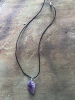 Amethyst Arrowheads Necklace