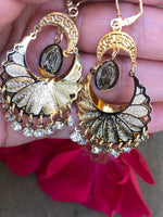 Dangle Earrings Virgen De Guadalupe