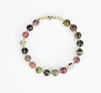 Crystal Natural Tourmaline Stone Bracelet Colorful Style 5_Pulcerita De Los Sueños_Dream Bracelet