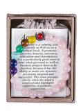 Rose Quartz Love Bracelet With Multi Colors