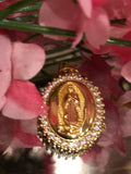 Virgen De Guadalupe Necklace and Pendant Adult