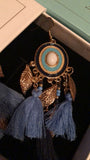 Boho Feather Long Earrings