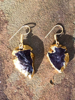 Amethyst Arrowheads Earrings