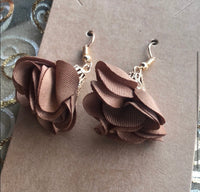 22K Gold Plated Flowered Earrings