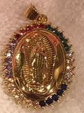 Virgen De Guadalupe Necklace and Pendant Adult