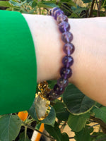 Amethyst Gemstone Bracelets With Arrowhead