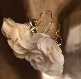 22K Gold Plated Flowered Earrings