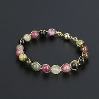 Quartz Crystal Natural Tourmaline Stone Bracelet Colorful Style 3 Quince Collection_Pulcerita De Los Sueños_Dream Bracelet