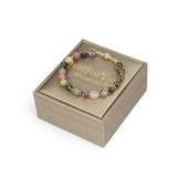 Quartz Crystal Natural Tourmaline Stone Bracelet Colorful Style 1_Pulcerita De Los Sueños_Dream Bracelet