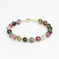 Quartz Crystal Natural Tourmaline Stone Bracelet Colorful Style 3 Quince Collection_Pulcerita De Los Sueños_Dream Bracelet