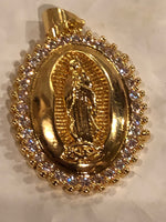 Virgen De Guadalupe Necklace and Pendant Adult