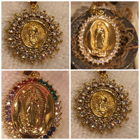 Virgen De Guadalupe Necklace and Pendant Adult