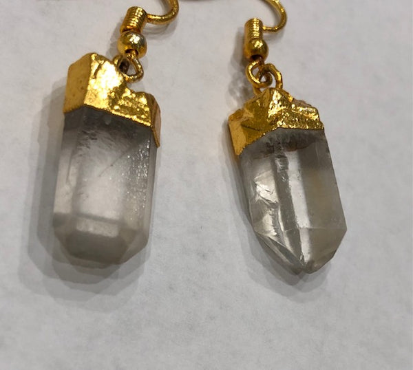 Crystal Quartz Healing Earrings