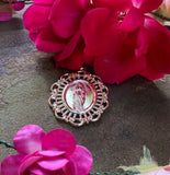 Virgen De Guadalupe Medallion Necklace