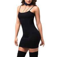 Black Body Con Mini Party Dress